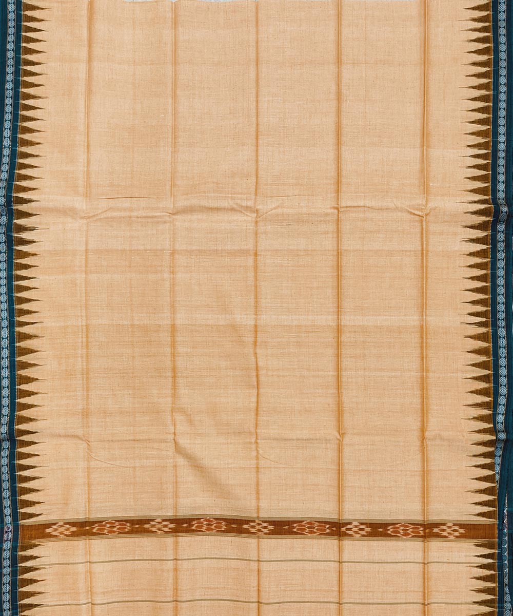 Yellow Sambalpuri Handwoven Cotton Gamuchha Image 3