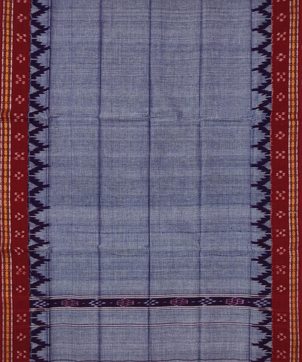 Purple Sambalpuri Handwoven Cotton Gamuchha Image 3