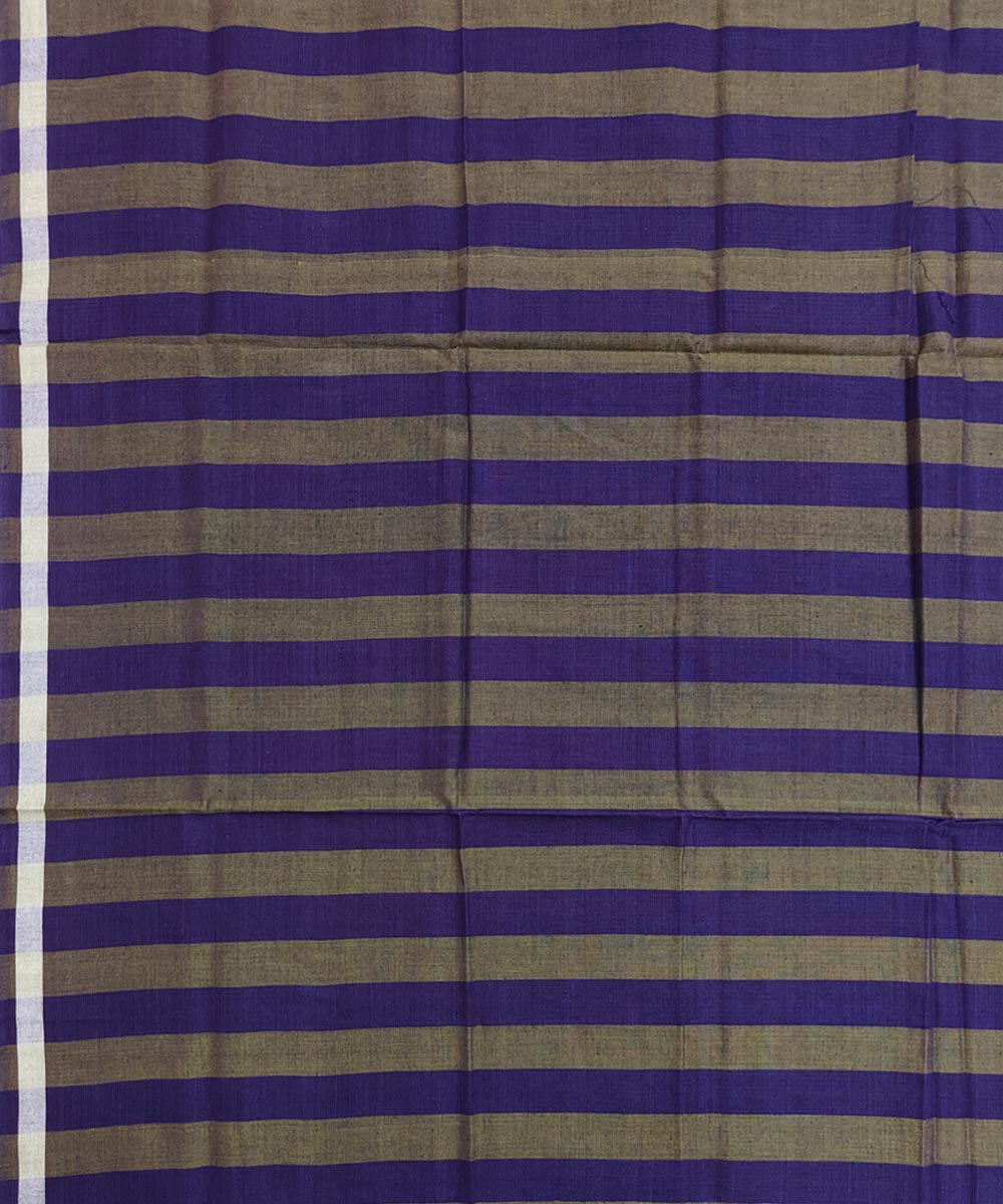 Violet Sambalpuri Handwoven Cotton Lugi Image 4
