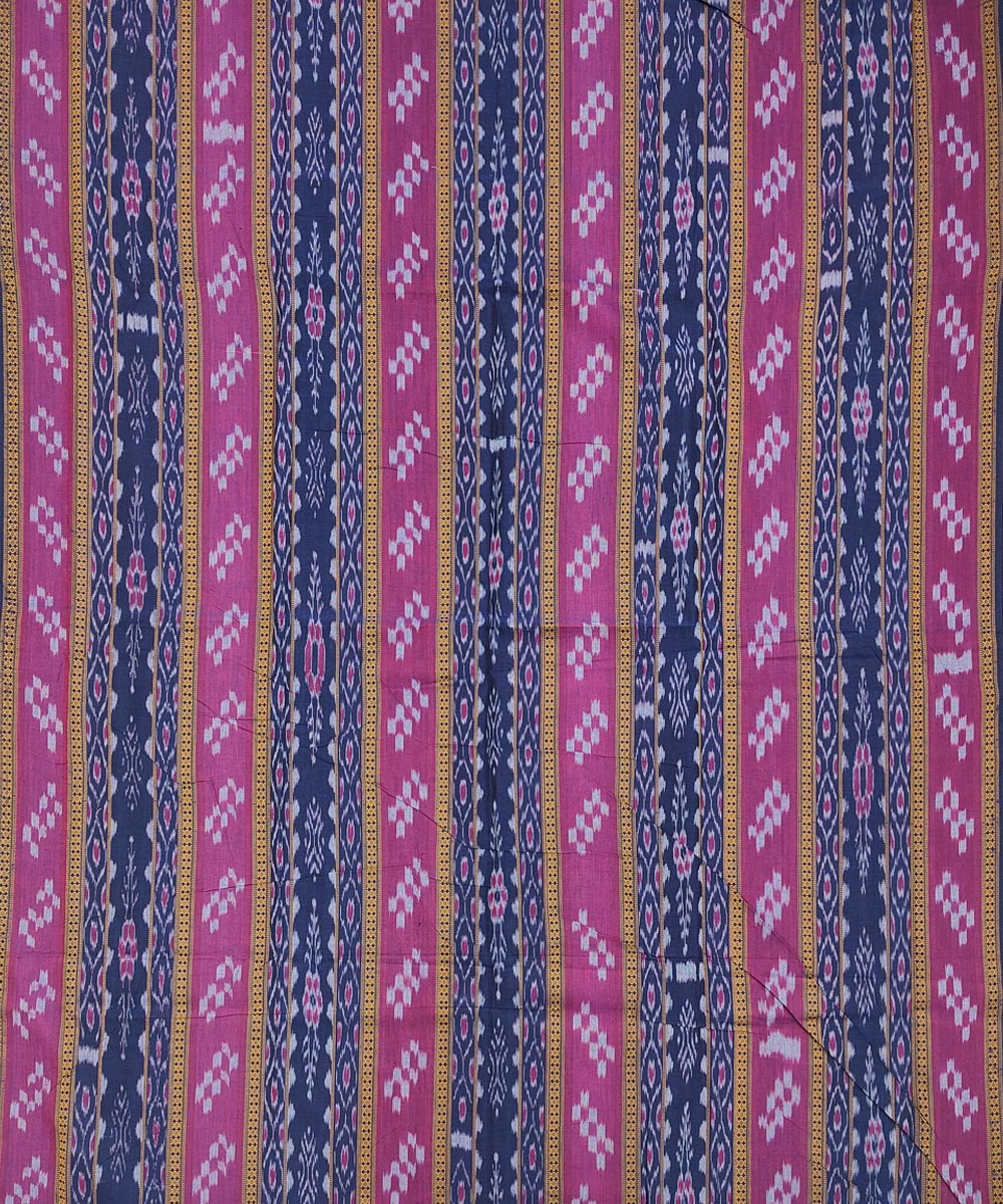 Blue Sambalpuri Handwoven Single Ikat Suit Image 3