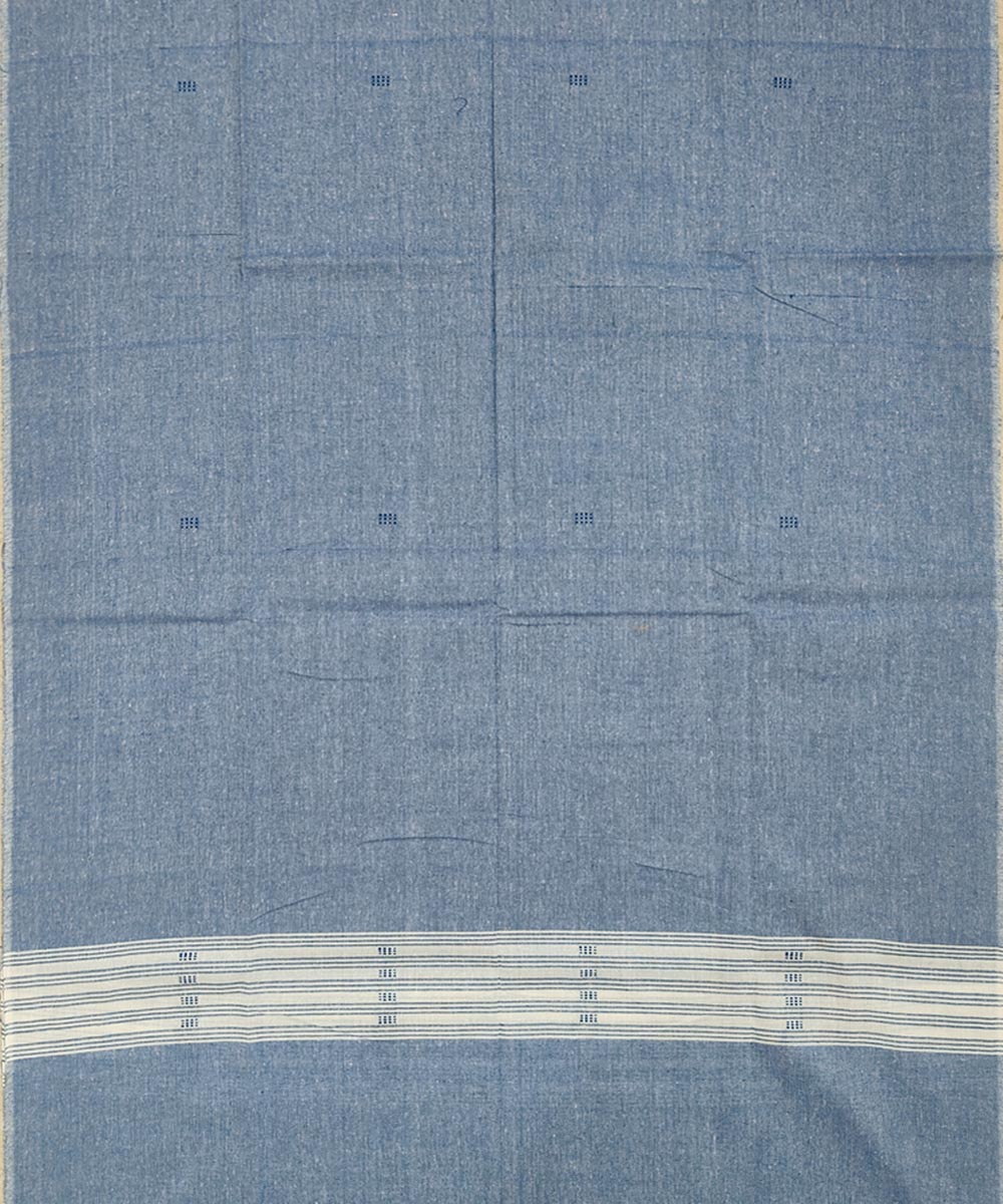 Blue Sambalpuri Handwoven Single Ikat Suit Image 4