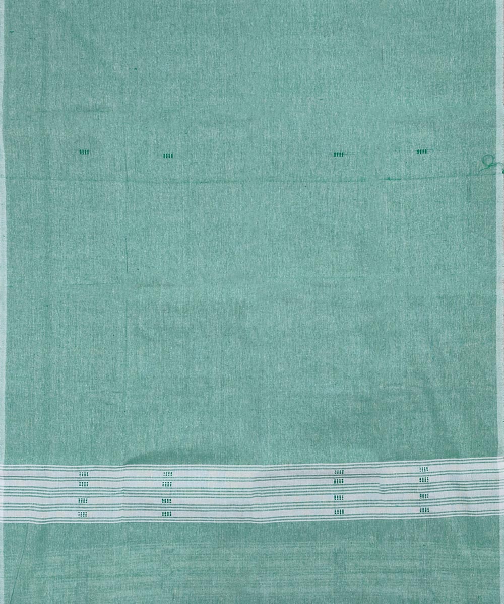 Green Sambalpuri Handwoven Single Ikat Suit Image 4