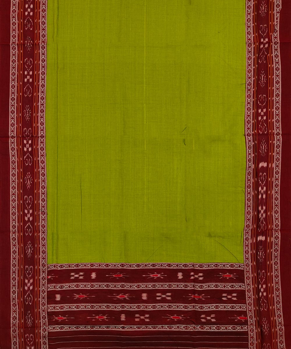 Maroon Sambalpuri Handwoven Single Ikat Suit Image 4