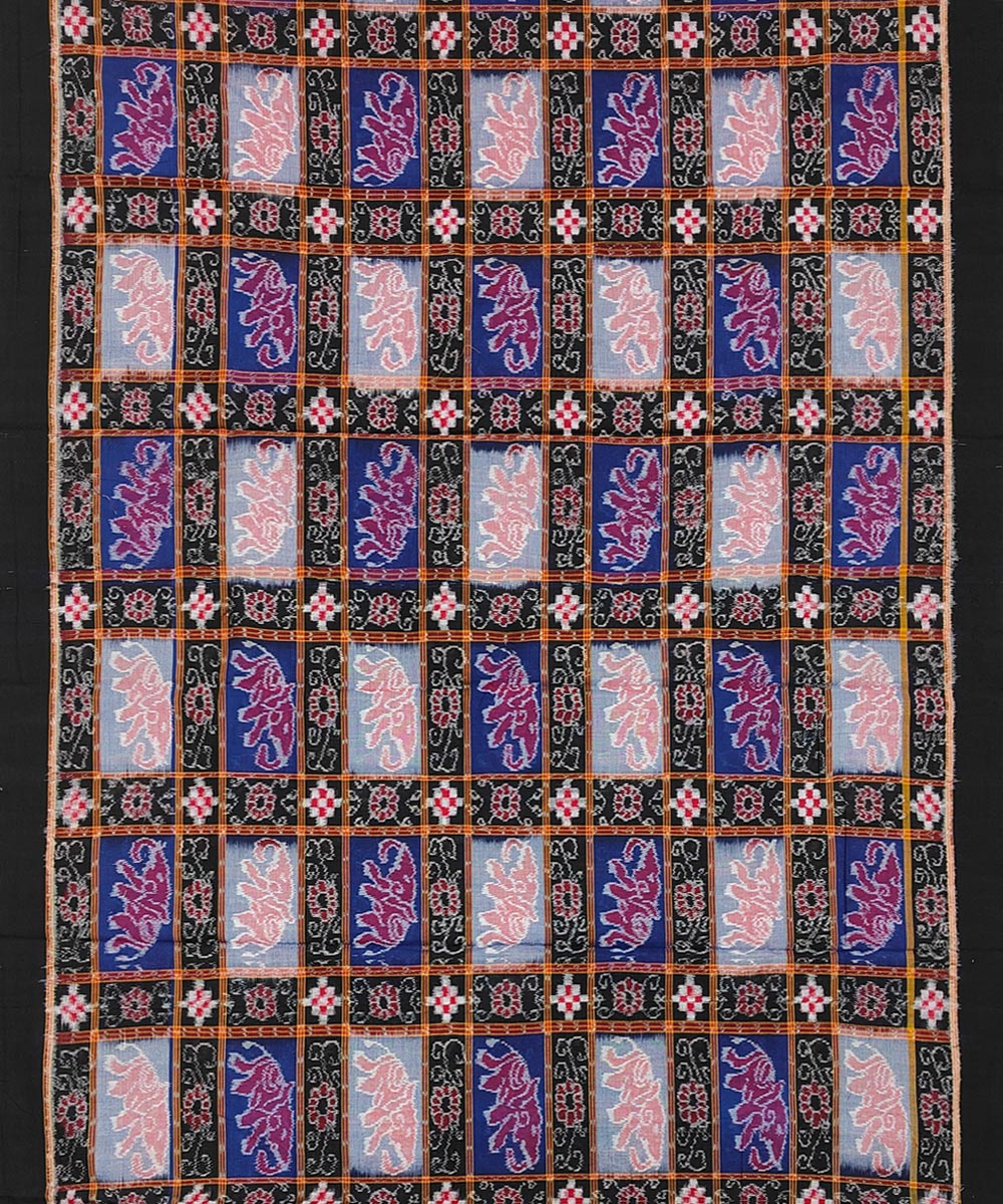Multicolour Sambalpuri Handwoven Double Ikat Suit Image 3