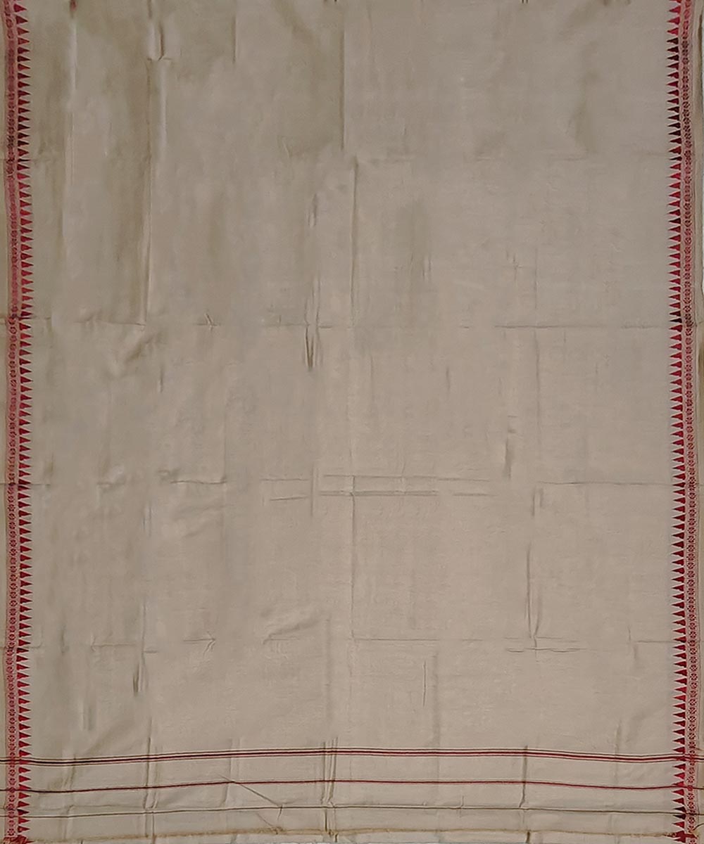 Brown Sambalpuri Handwoven Cotton Joda Image 3