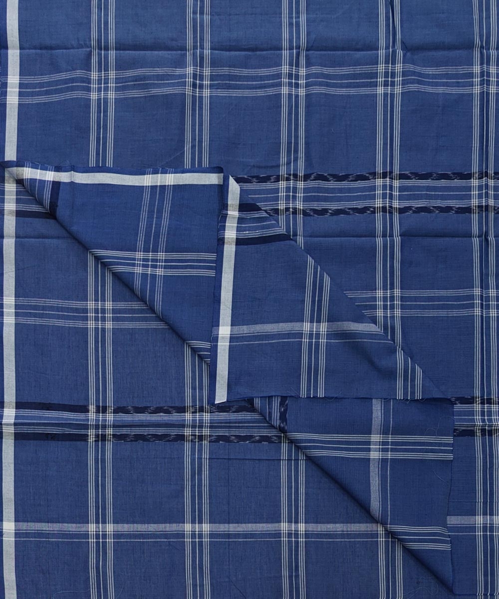 Gray Sambalpuri Handwoven Cotton Lugi Image 1
