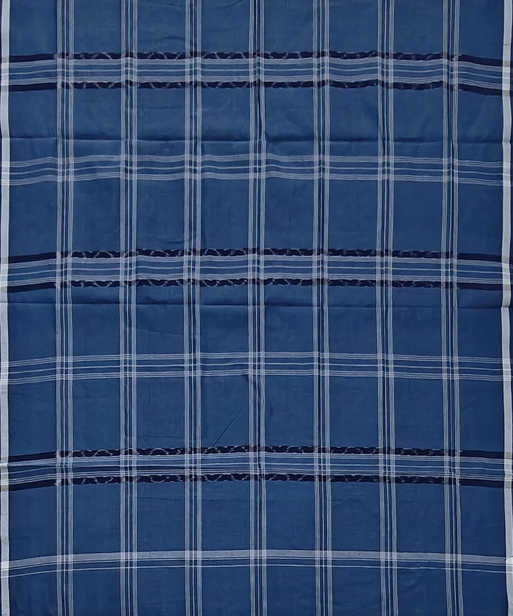 Gray Sambalpuri Handwoven Cotton Lugi Image 3