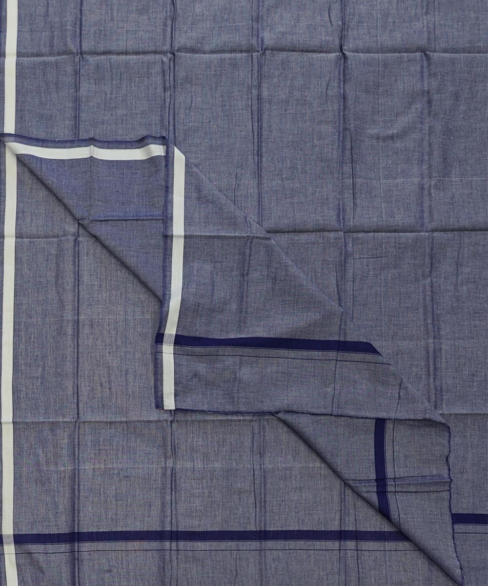 Gray Sambalpuri Handwoven Cotton Lugi Image 1