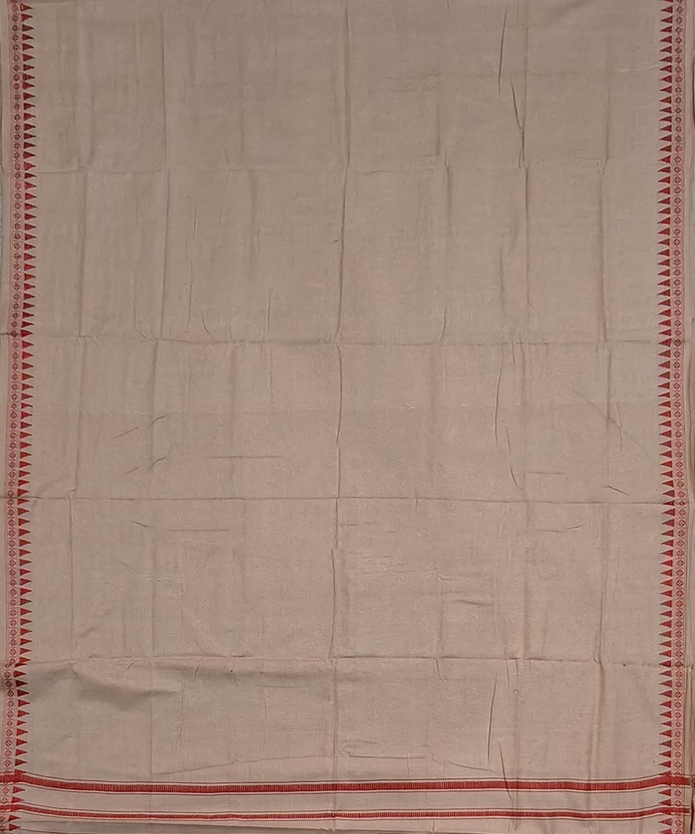 Beige Sambalpuri Handwoven Cotton Joda Image 3