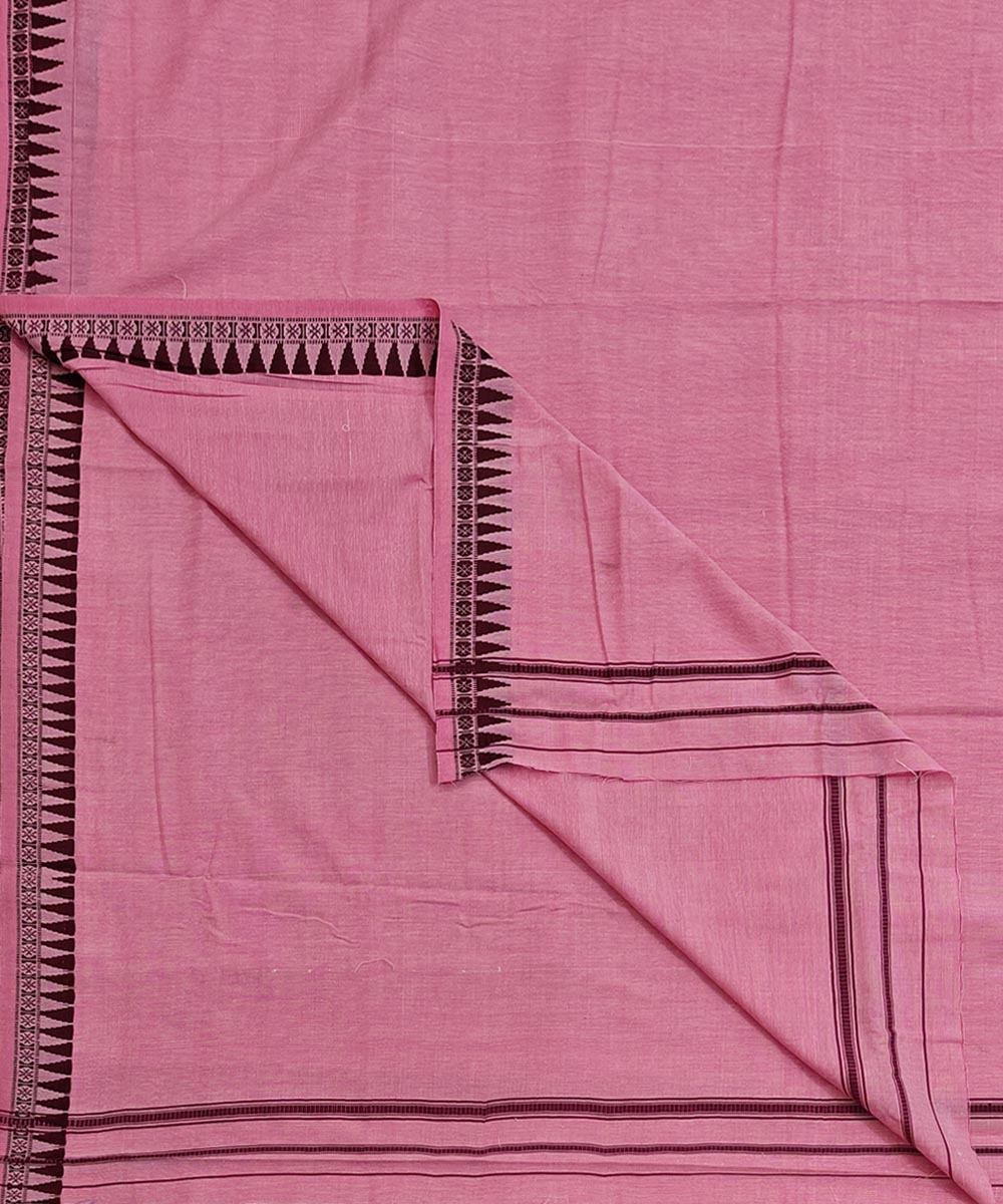 Pink Sambalpuri Handwoven Cotton Joda Image 1
