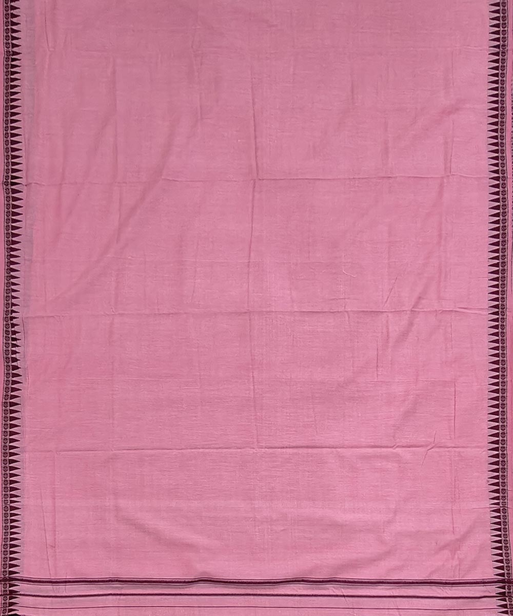 Pink Sambalpuri Handwoven Cotton Joda Image 3