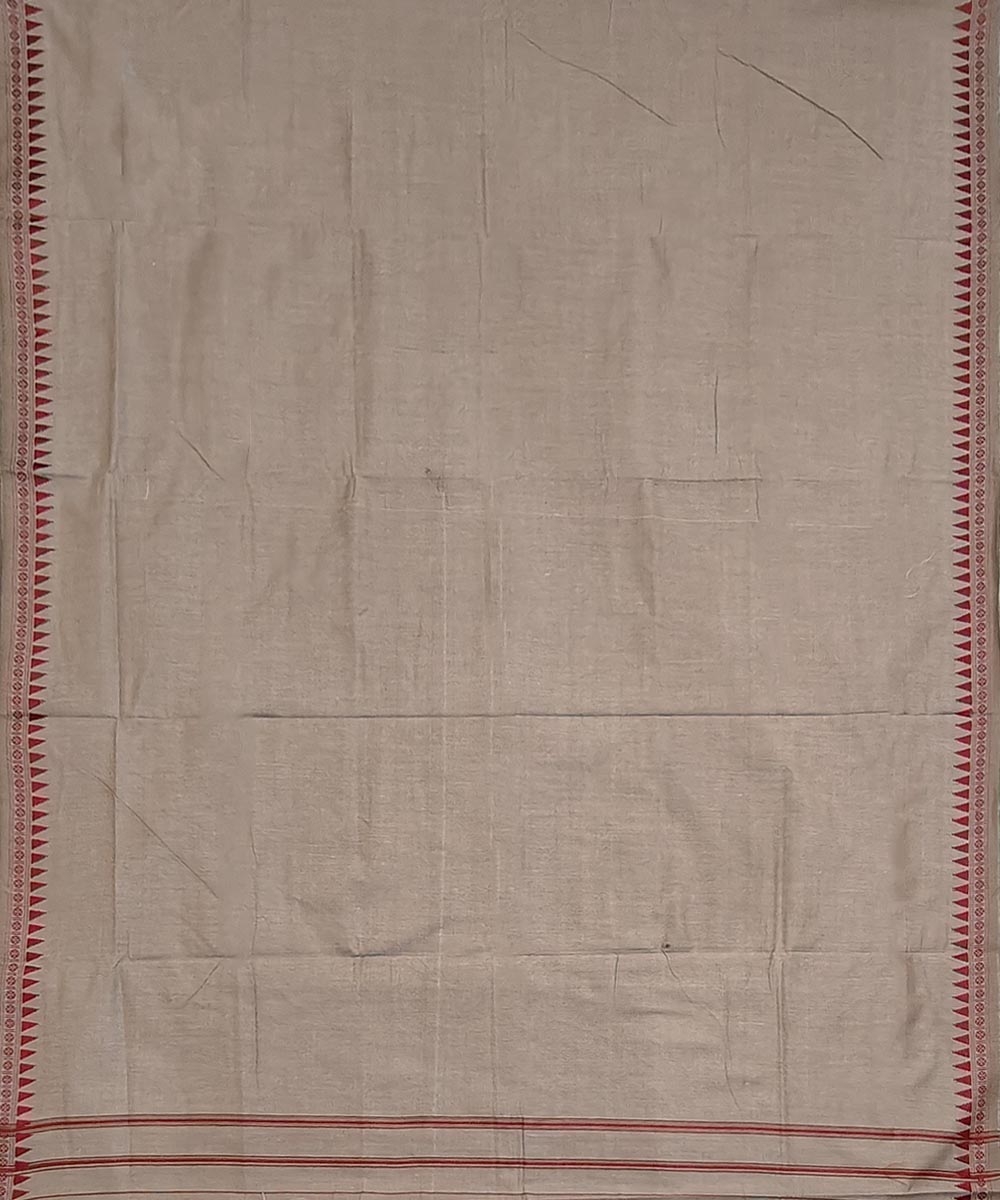 Beige Sambalpuri Handwoven Cotton Joda Image 3