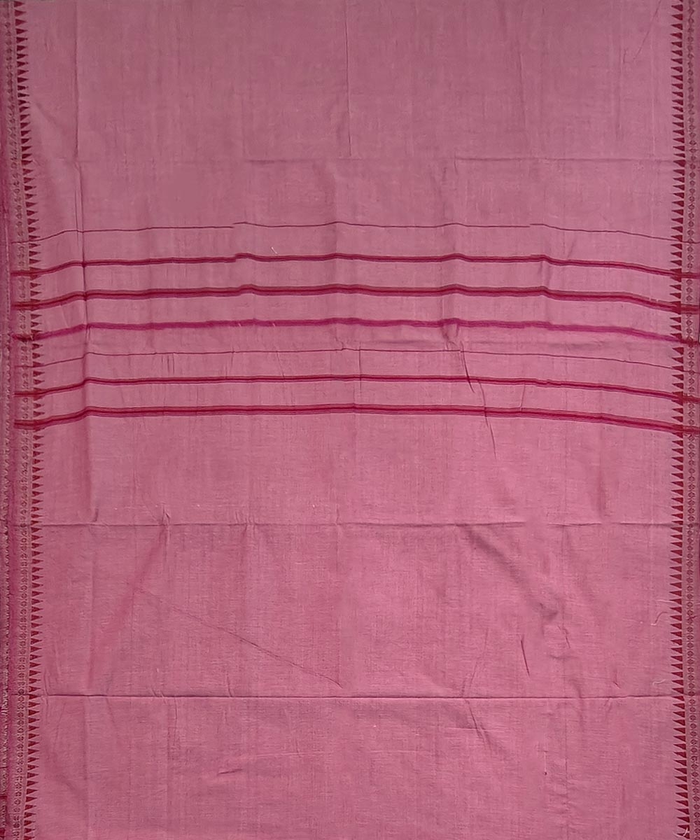 Pink Sambalpuri Handwoven Cotton Joda Image 4
