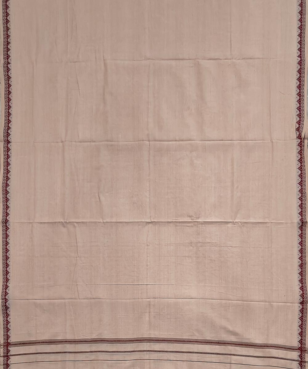 Beige Sambalpuri Handwoven Cotton Joda Image 3