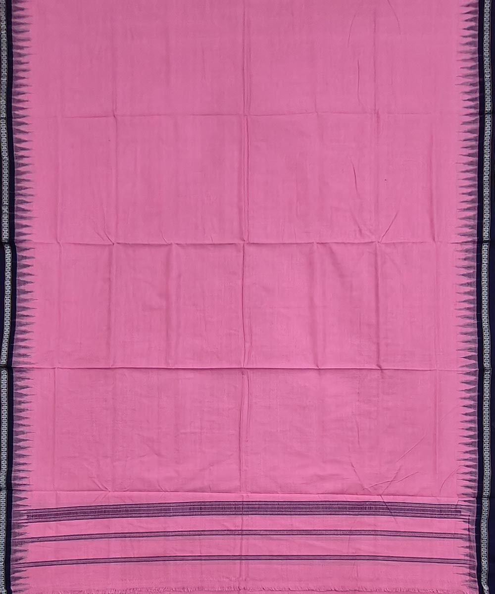 Pink Sambalpuri Handwoven Cotton Joda Image 3