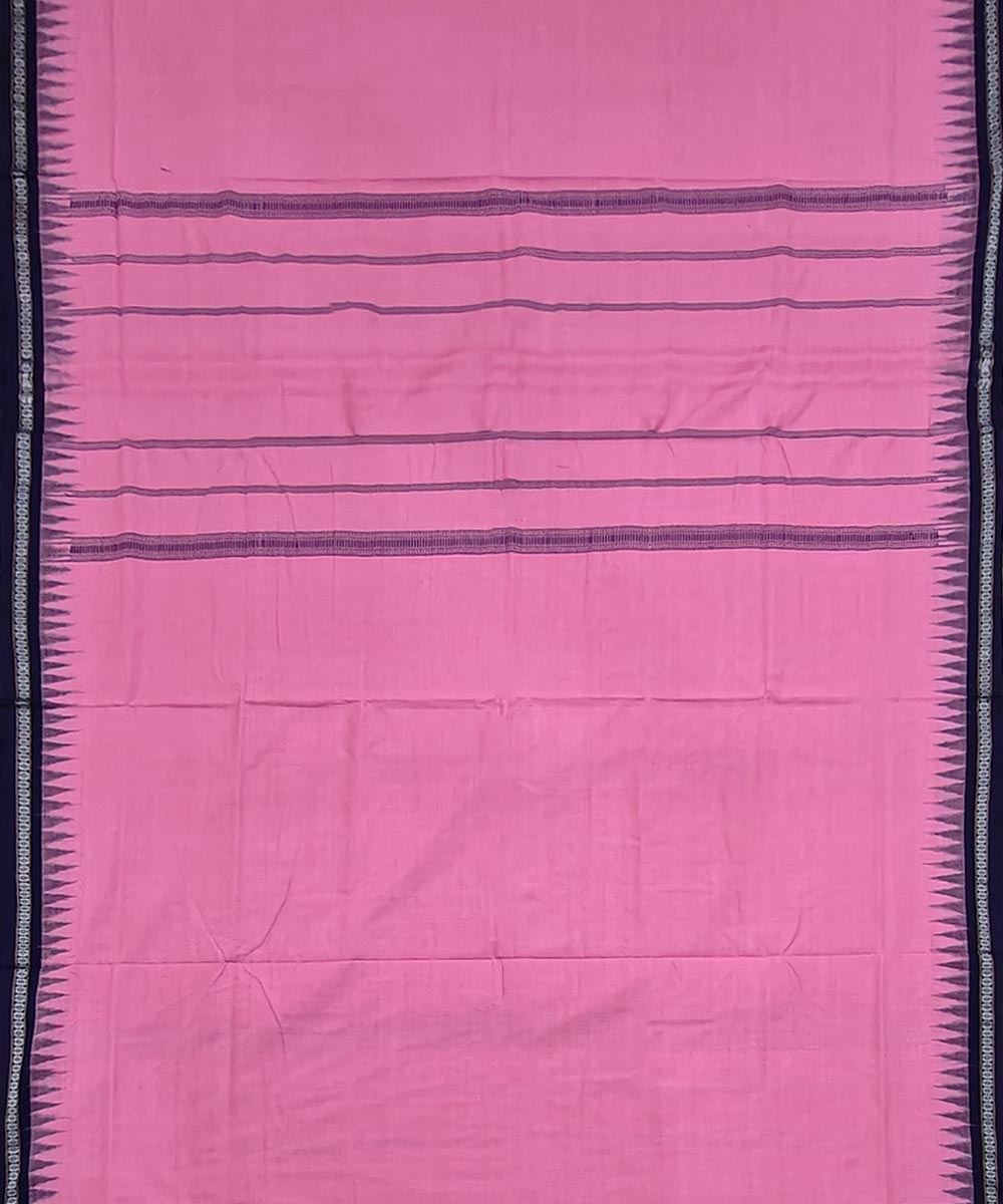 Pink Sambalpuri Handwoven Cotton Joda Image 4