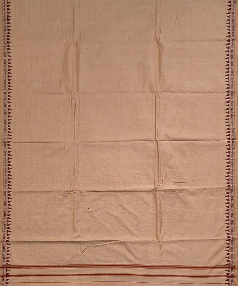 Beige Sambalpuri Handwoven Cotton Joda Image 3