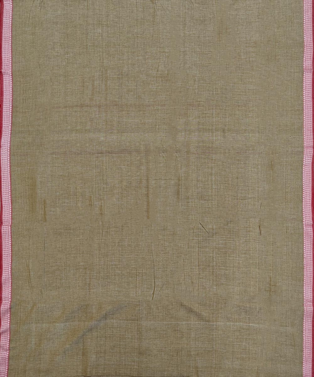 Beige Sambalpuri Handwoven Cotton Joda Image 3