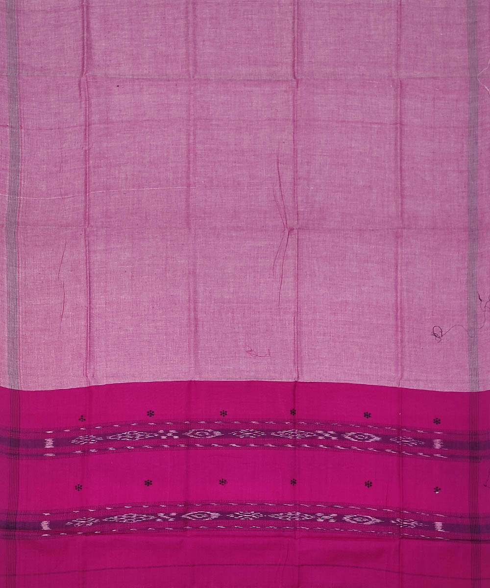 Majenta Black Nuapatna Handwoven Single Ikat Suit Set Image 3
