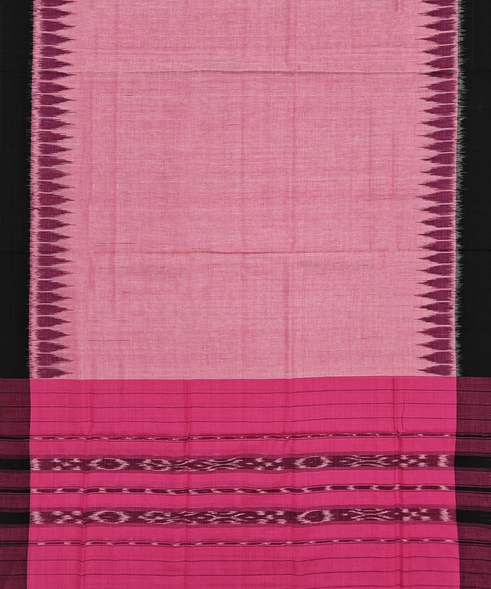 Pink Sambalpuri Handwoven Double Ikat Suit Image 4