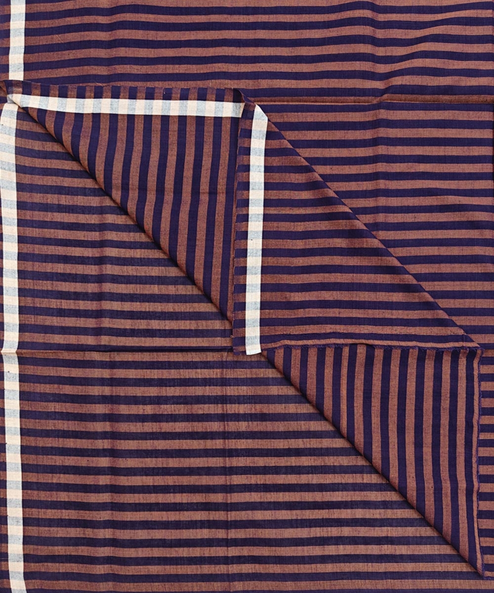 Brown Sambalpuri Handwoven Cotton Lungi Image 1