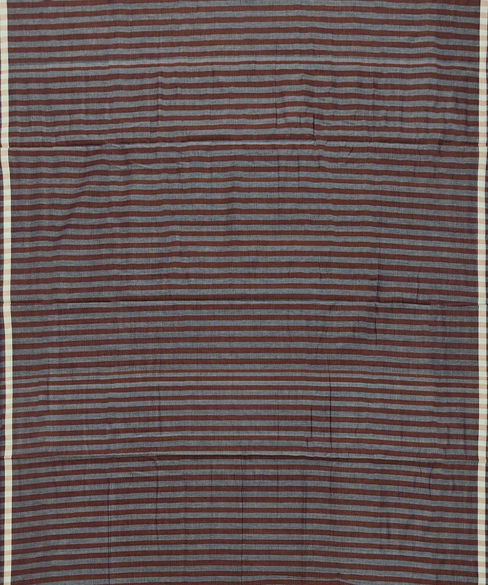 Brown Sambalpuri Handwoven Cotton Lungi Image 3