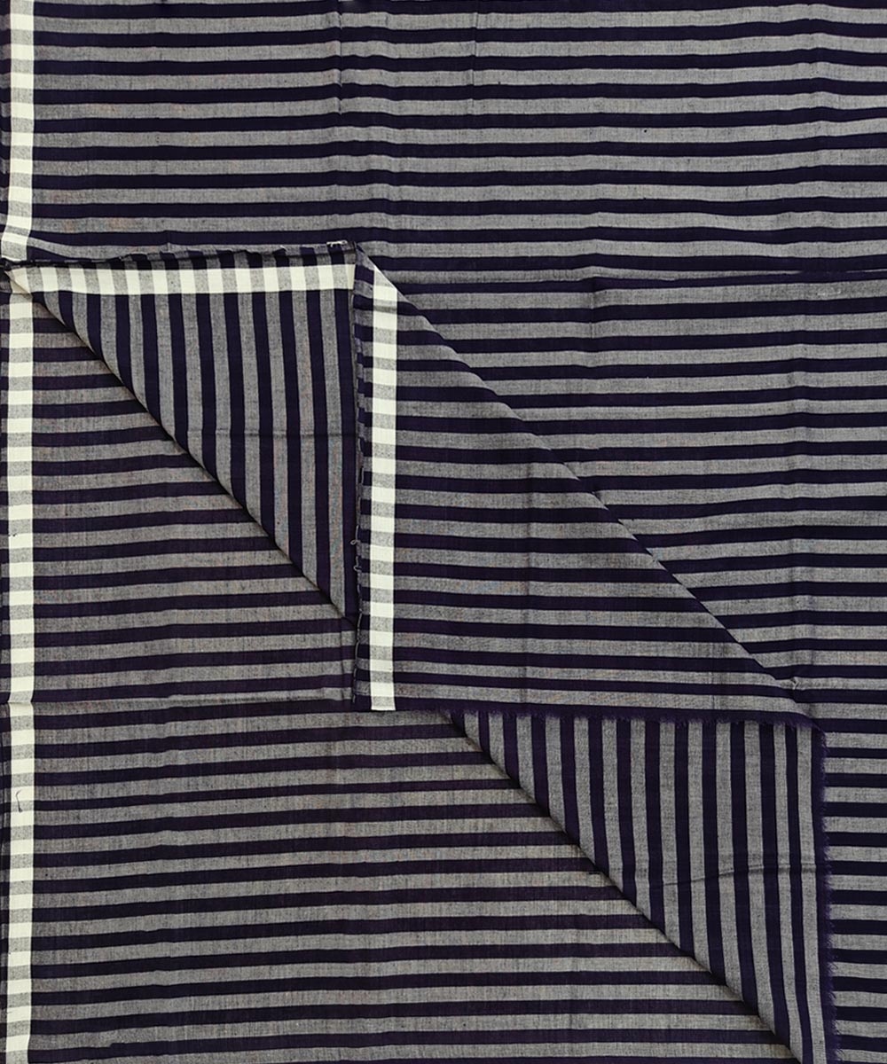 Blue Sambalpuri Handwoven Cotton Lungi Image 1