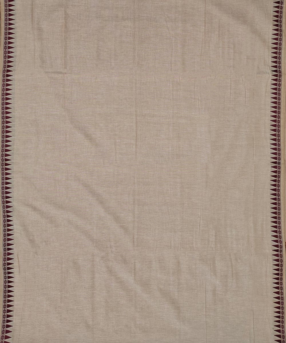 Beige Sambalpuri Handwoven Cotton Joda Image 3