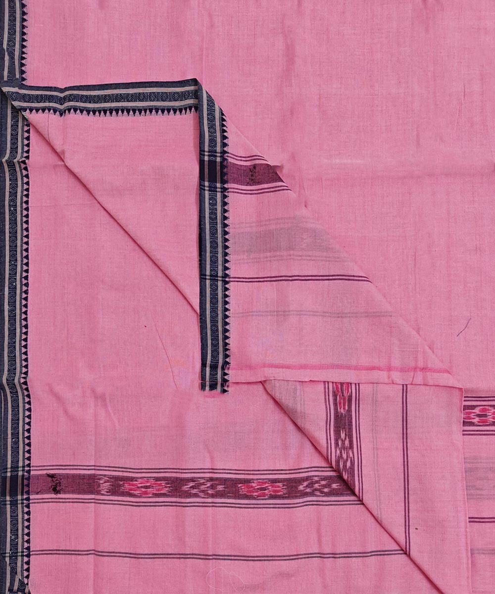 Pink Sambalpuri Handwoven Cotton Joda Image 1