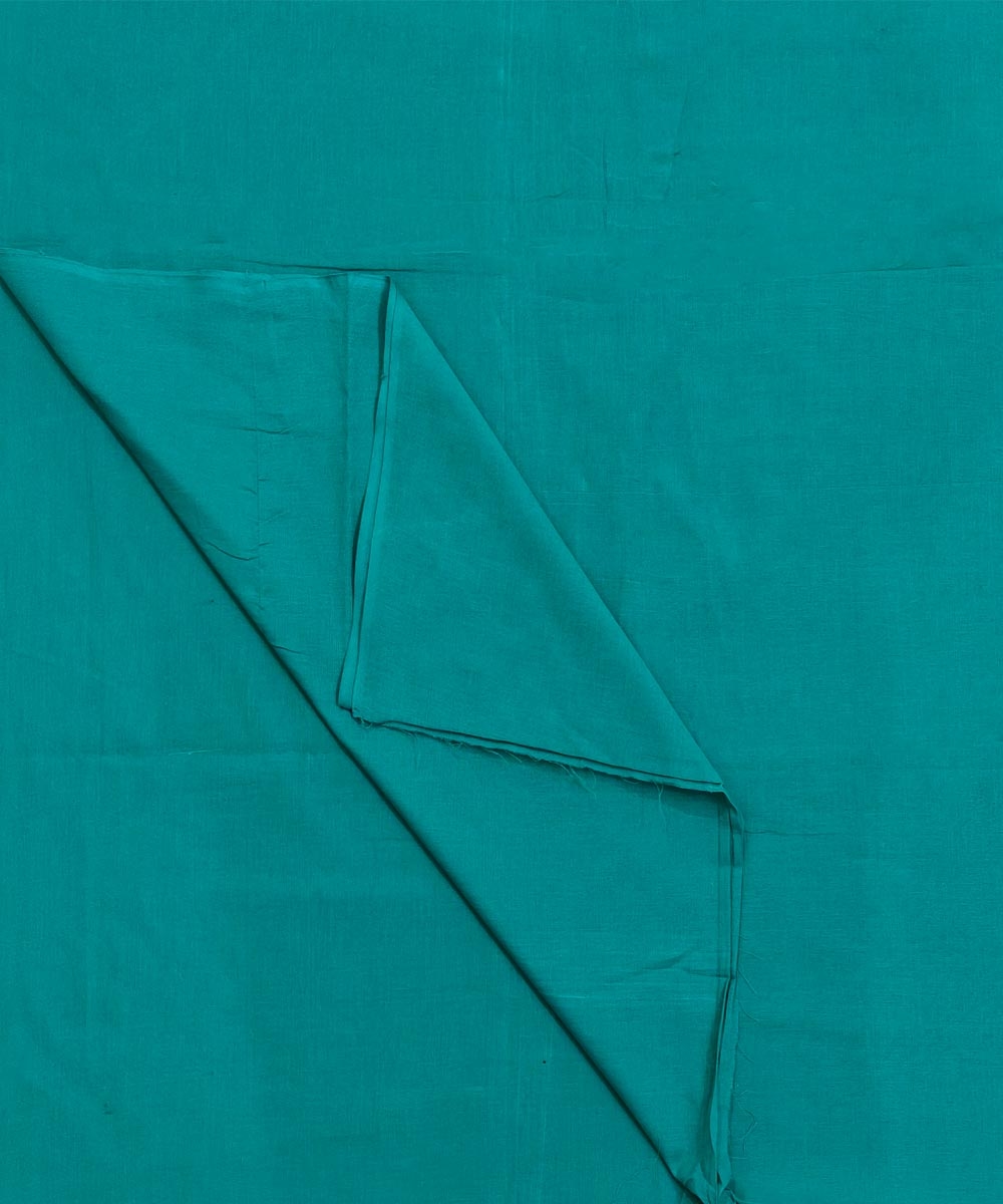 Green Sambalpuri Handwoven Single Ikat Shirting Materials Image 2