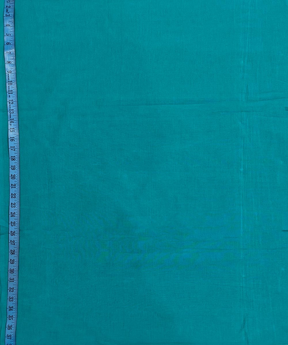 Green Sambalpuri Handwoven Single Ikat Shirting Materials Image 3
