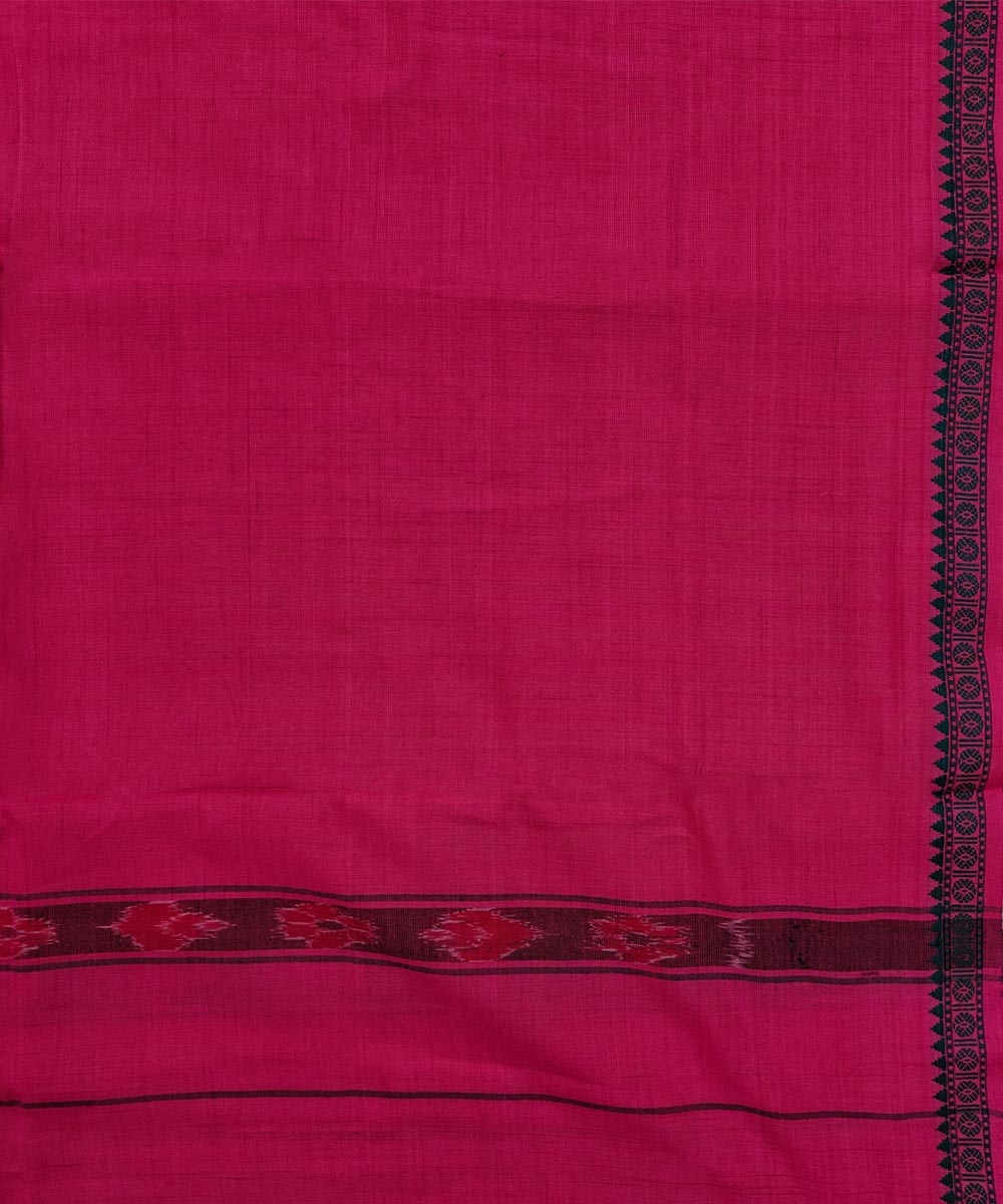 Pink Sambalpuri Handwoven Cotton Gamuchha Image 4