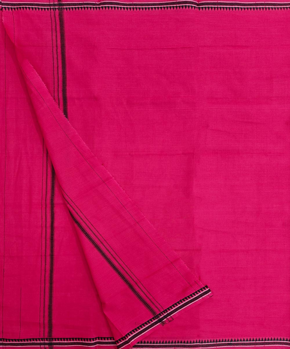 Pink Sambalpuri Handwoven Cotton Gamuchha Image 2