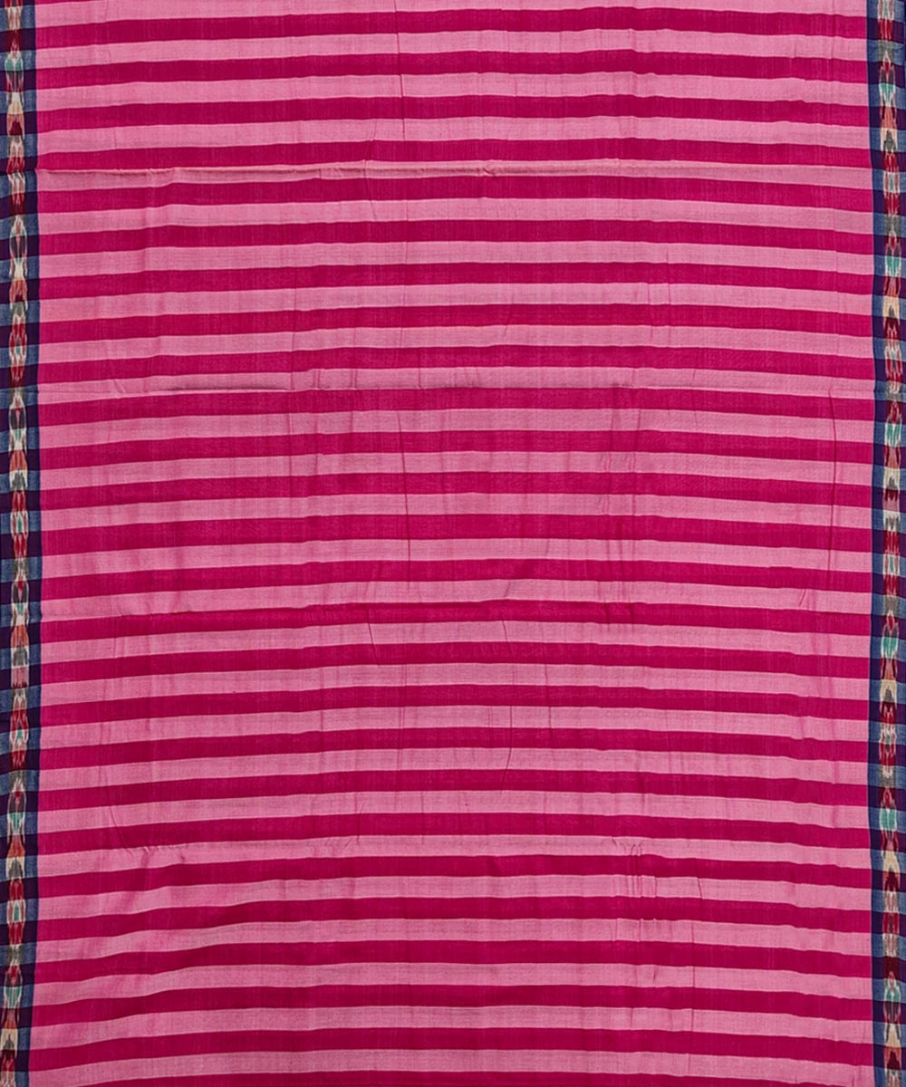 Pink Sambalpuri Handwoven Cotton Joda Image 3