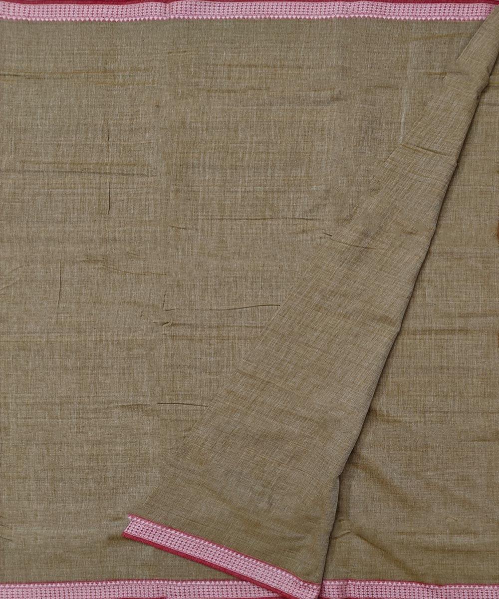 Beige Sambalpuri Handwoven Cotton Joda Image 2