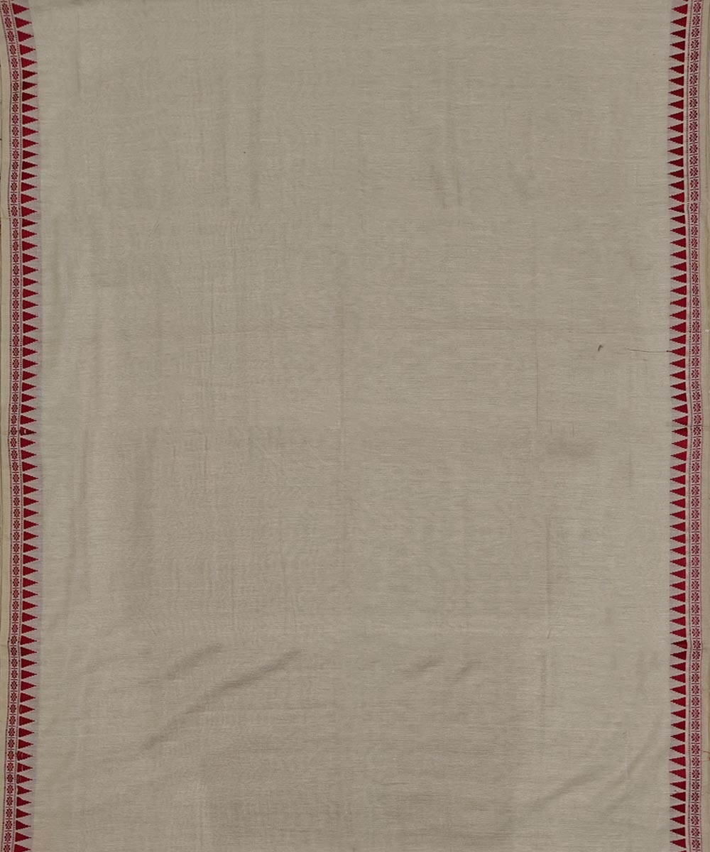 Beige Sambalpuri Handwoven Cotton Joda Image 3